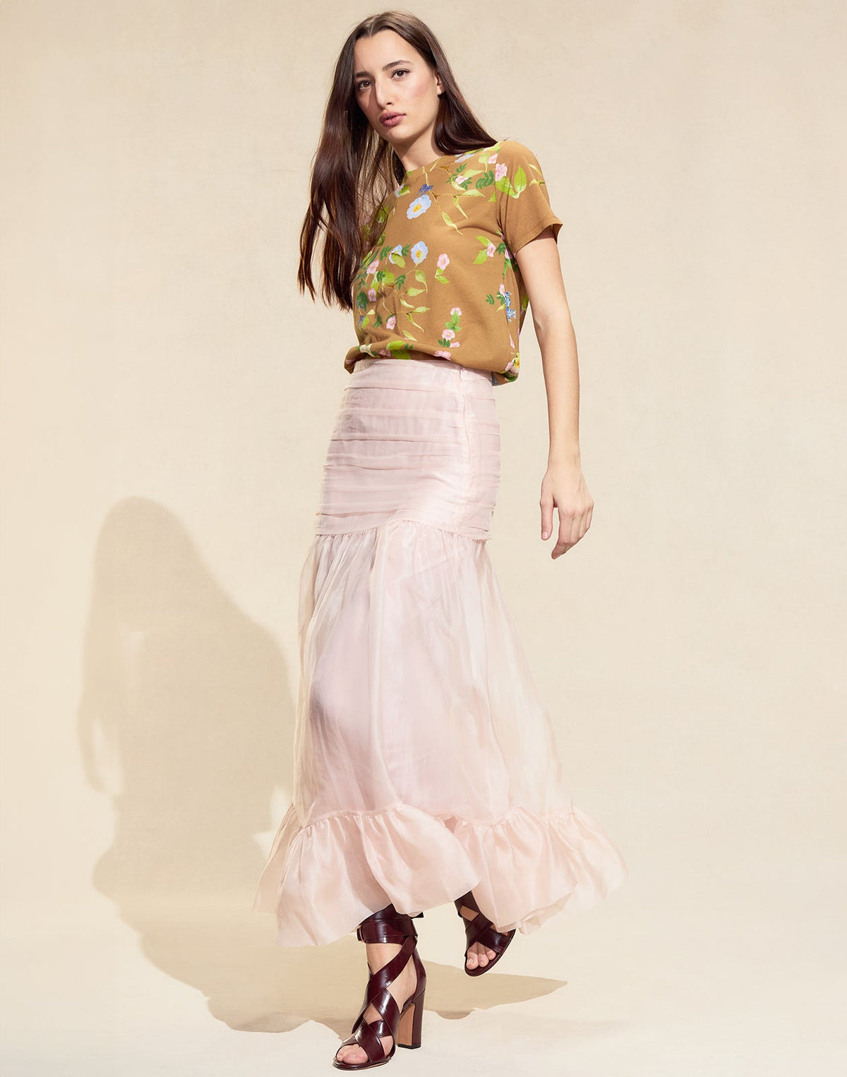 Serafina Silk Skirt | Cynthia Rowley Clothing|Sale