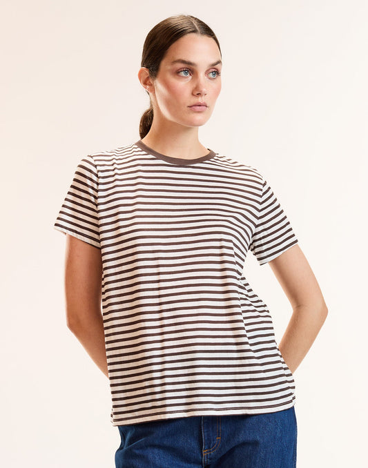 Relaxed Stripe Tee | Cynthia Rowley New Arrivals