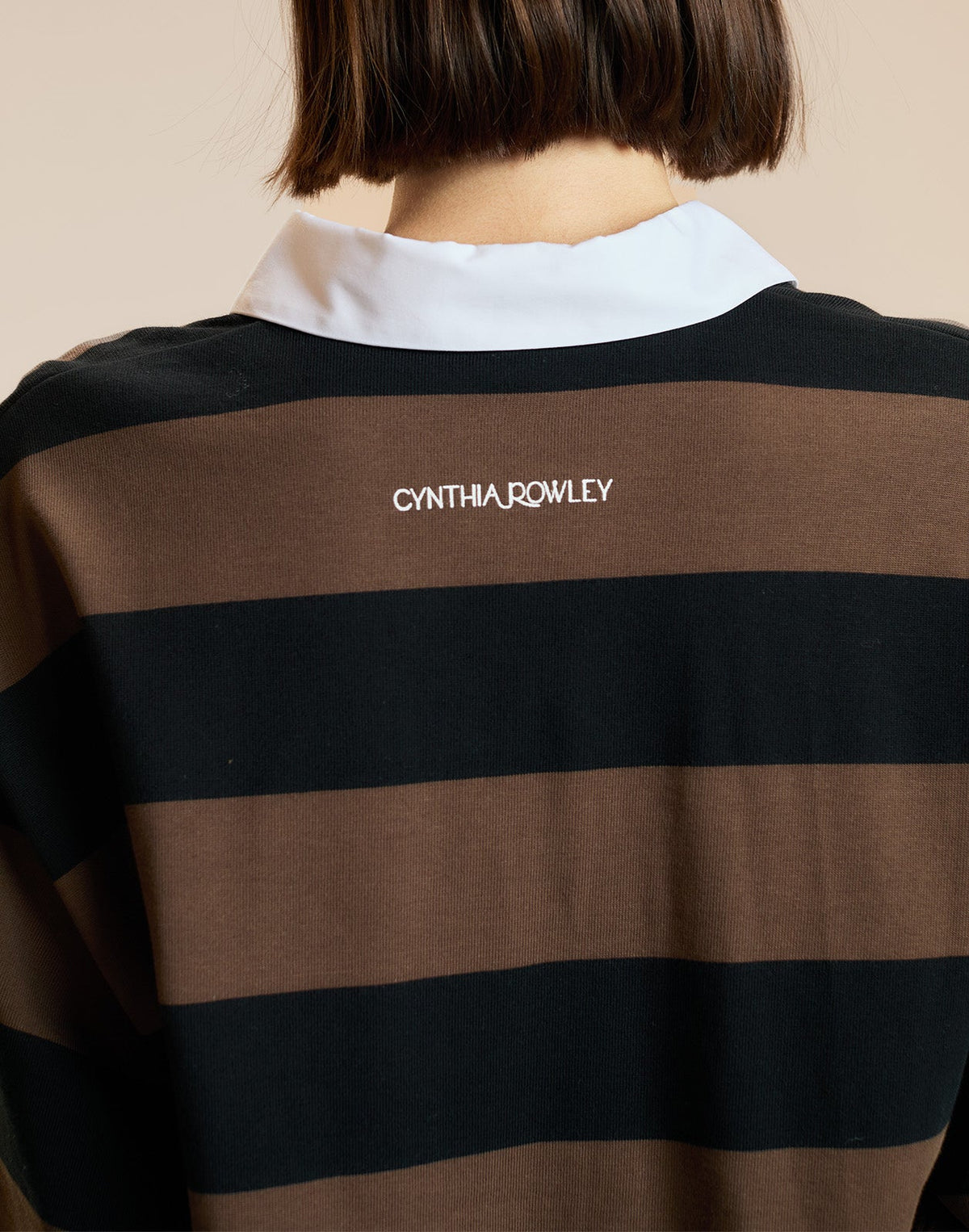 Ardie Striped Rugby Shirt | Cynthia Rowley Clothing