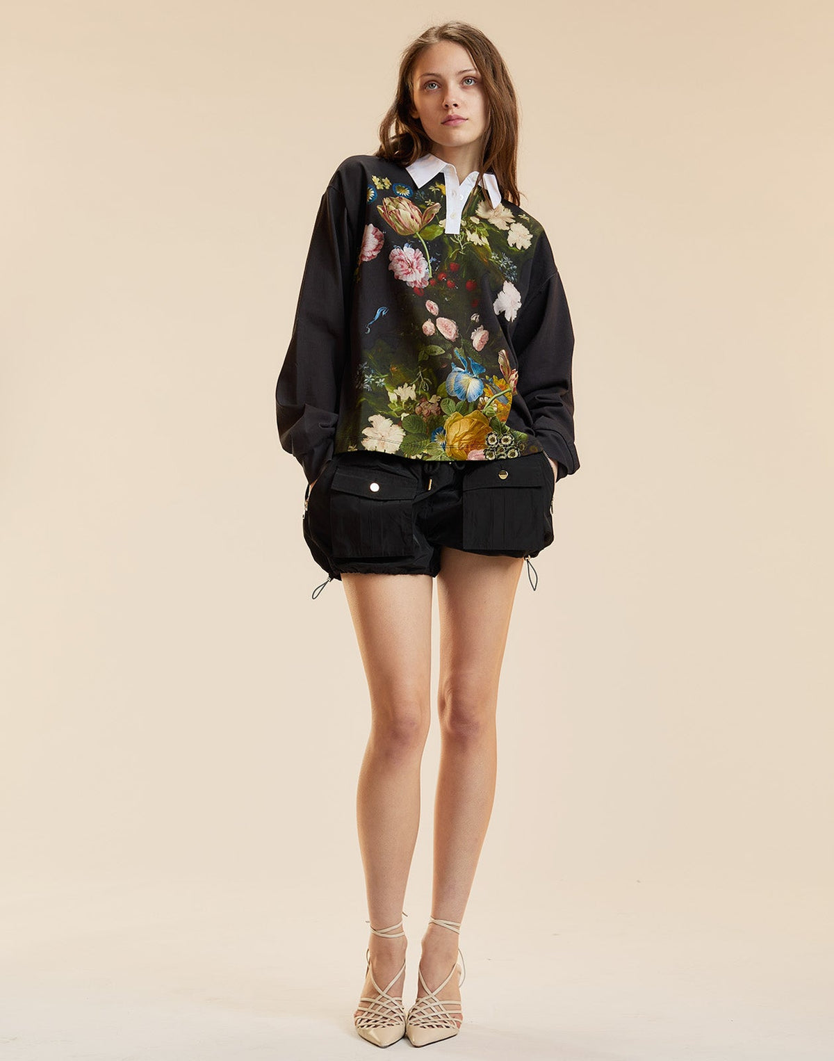 Ardie Printed Rugby Shirt | Cynthia Rowley Clothing