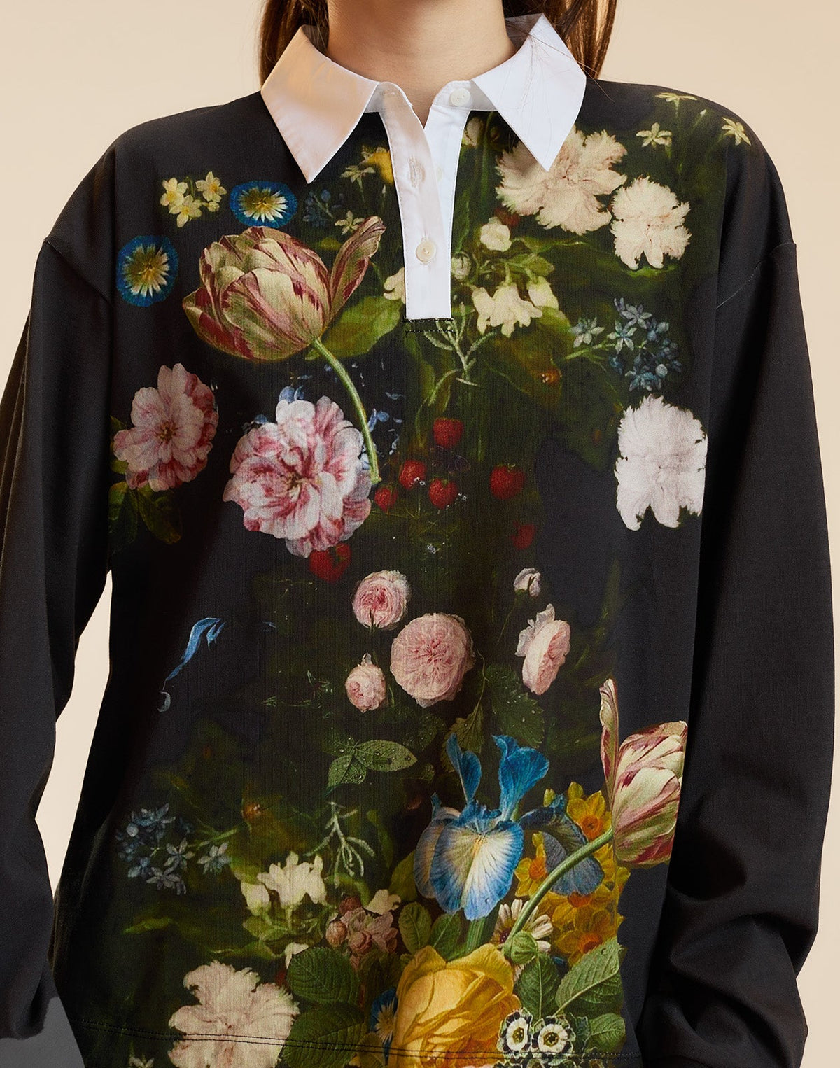 Ardie Printed Rugby Shirt | Cynthia Rowley Clothing