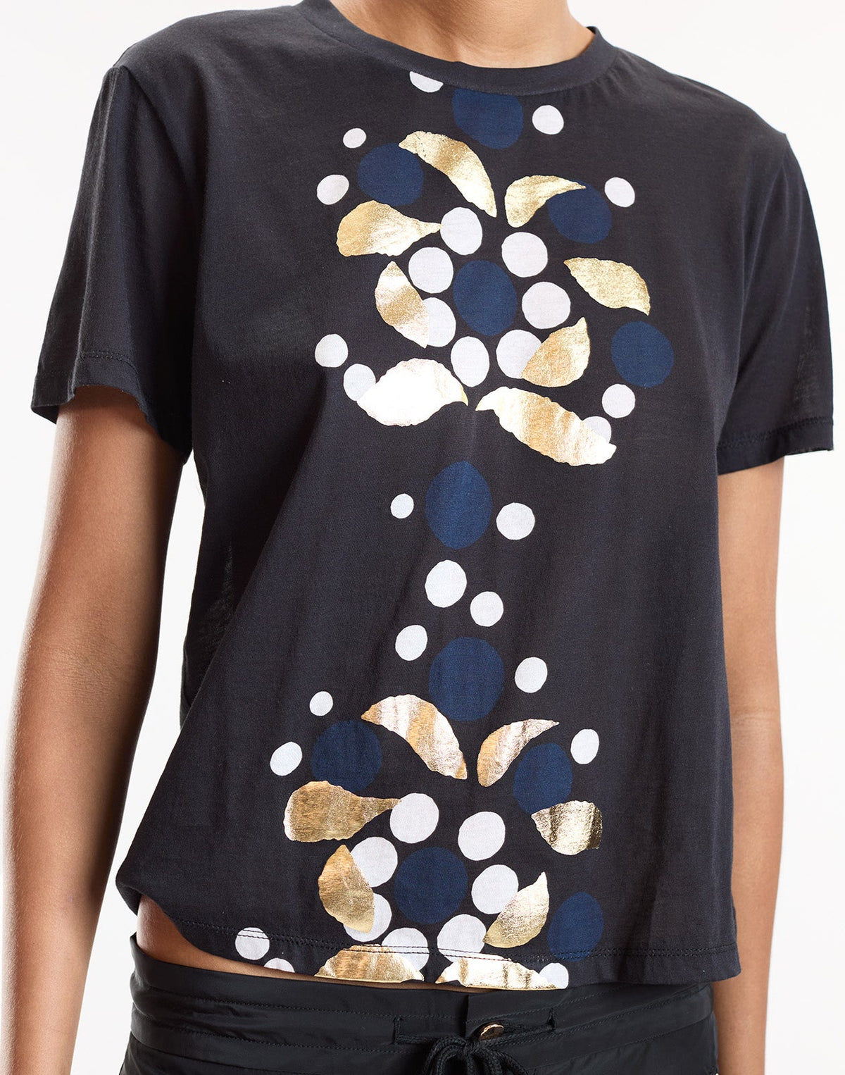 Foil Printed Tee | Cynthia Rowley Clothing