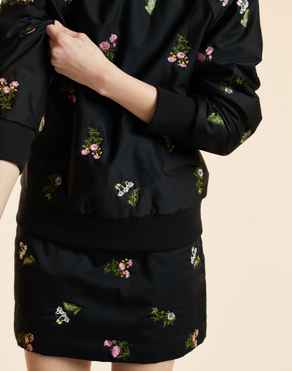 Bouquet Embroidered Pullover | Cynthia Rowley Clothing|Sale