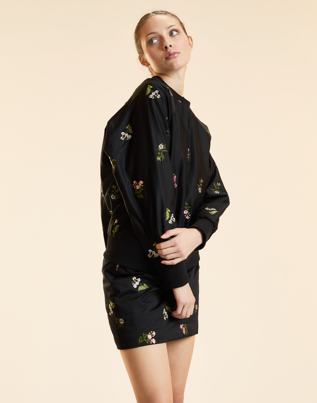 Bouquet Embroidered Pullover | Cynthia Rowley Clothing|Sale