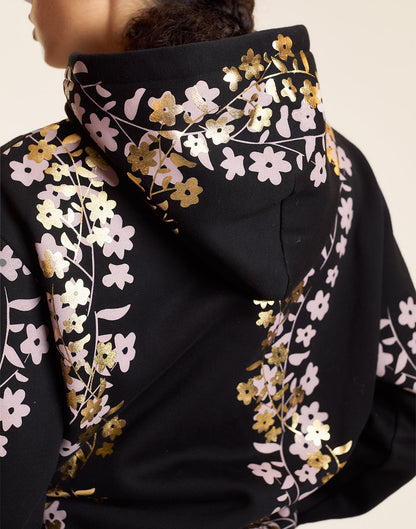 Gold Foil Hoodie | Cynthia Rowley Clothing|Sale