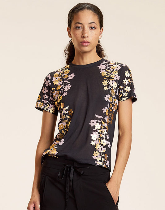 Foil Printed Tee | Cynthia Rowley Clothing|Sale