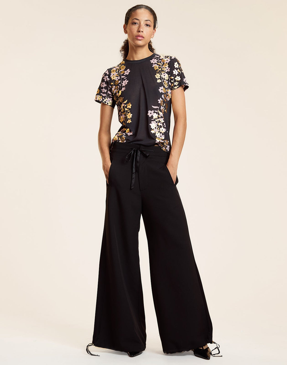 Foil Printed Tee | Cynthia Rowley Clothing|Sale