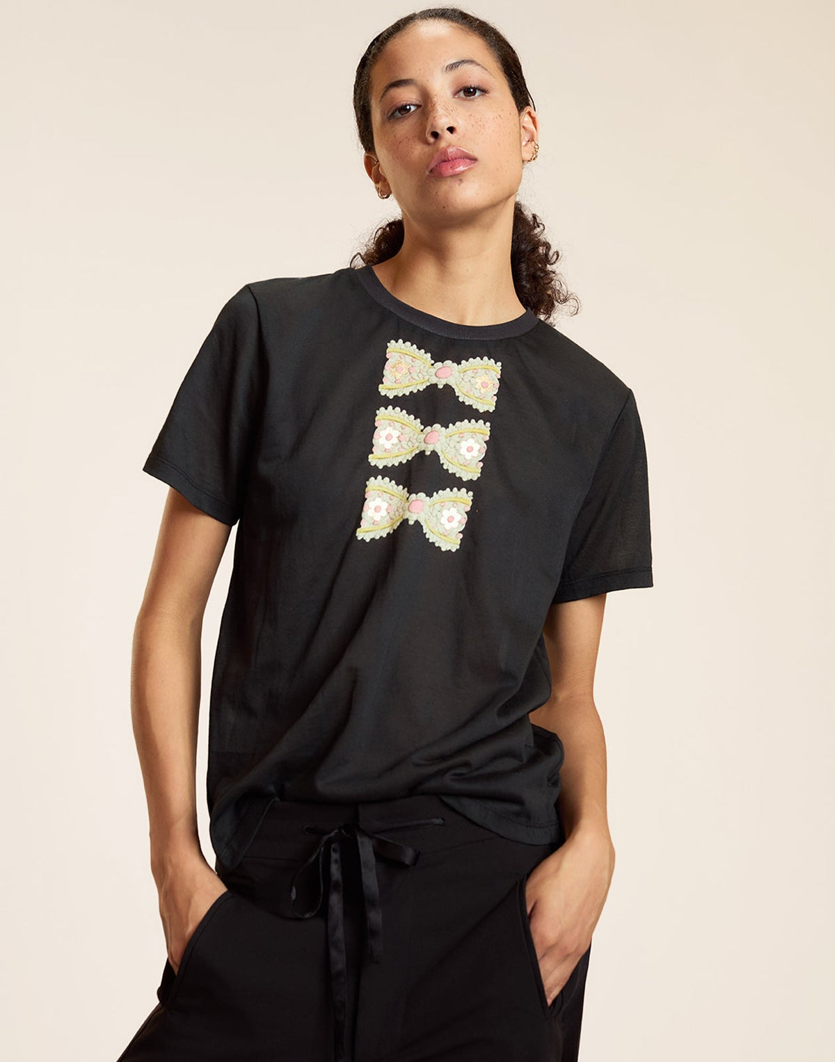 Foil Printed Tee | Cynthia Rowley Clothing|Sale