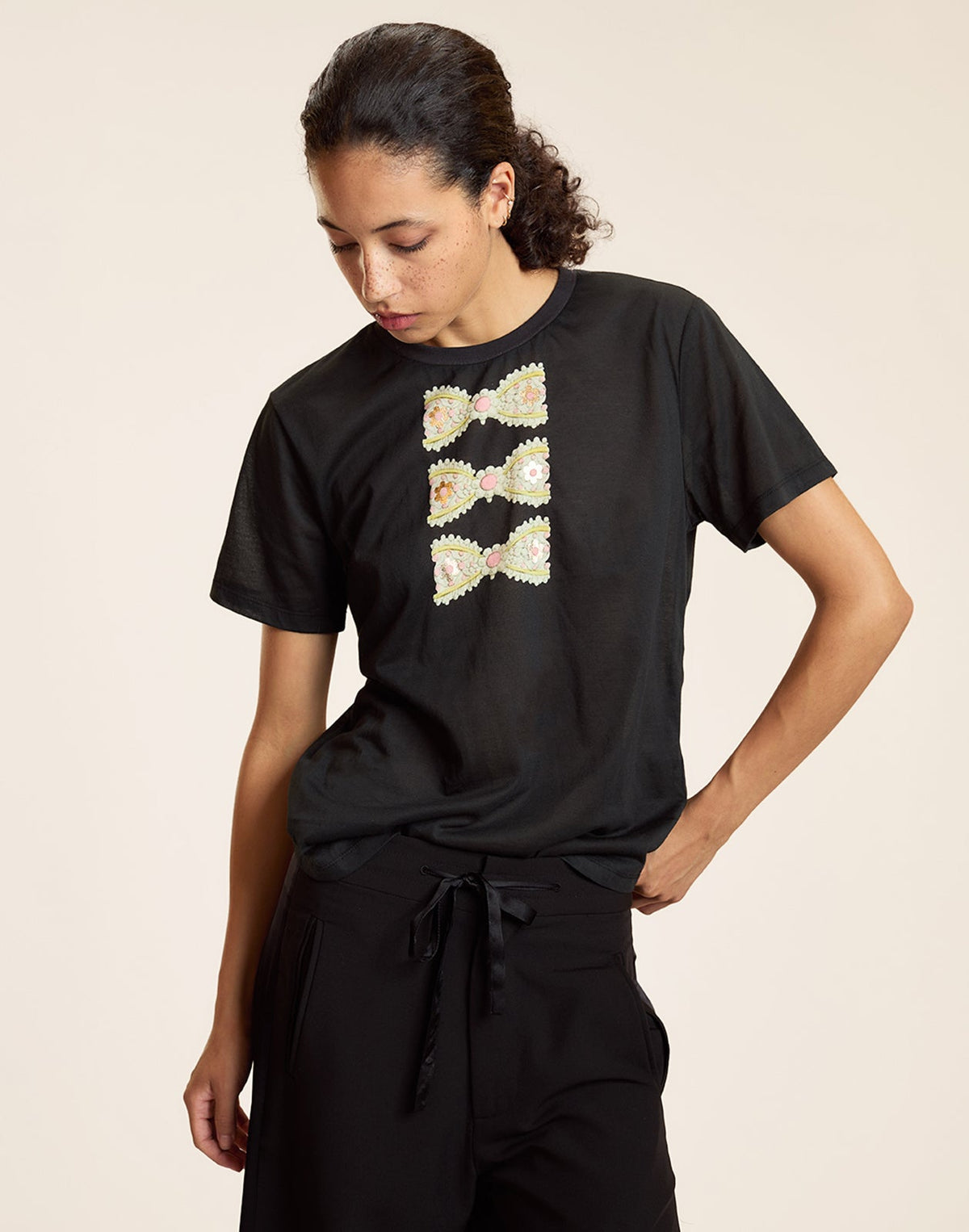 Foil Printed Tee | Cynthia Rowley Clothing|Sale