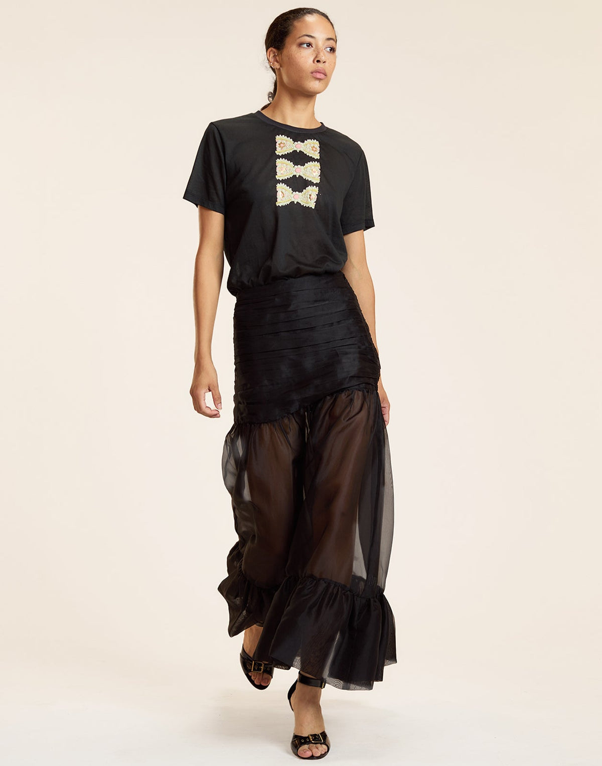 Foil Printed Tee | Cynthia Rowley Clothing|Sale