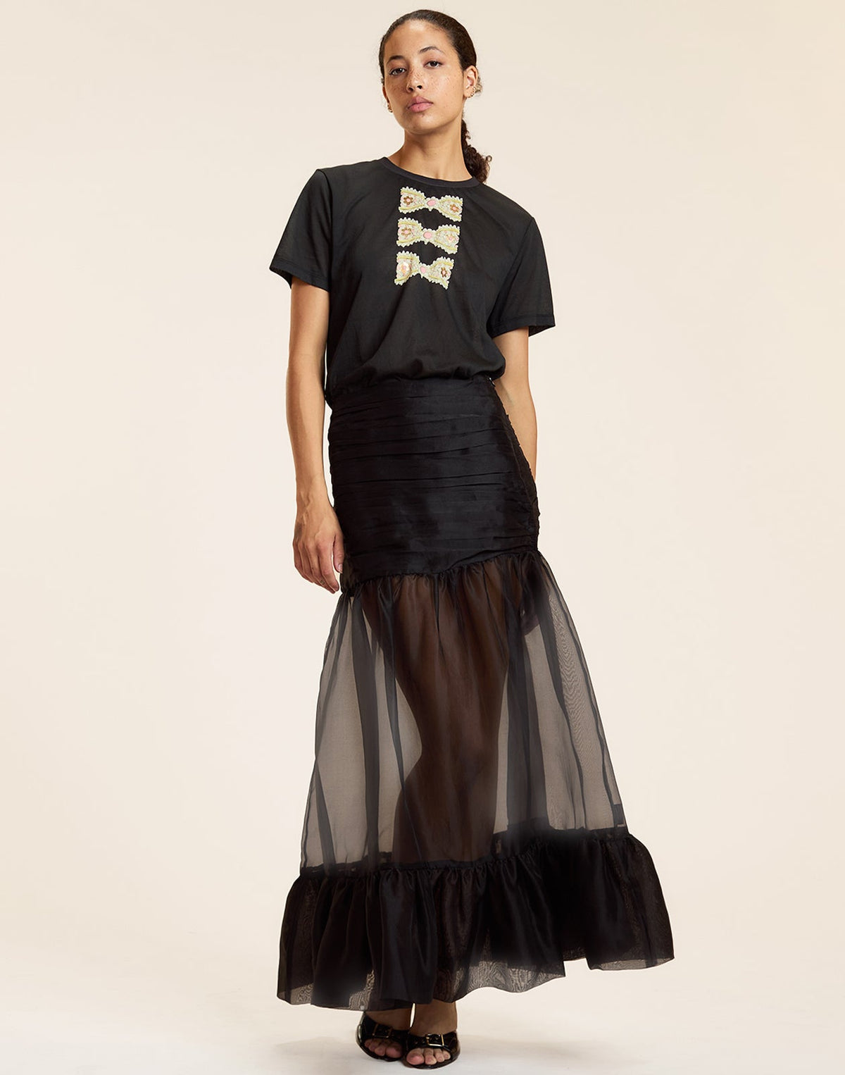 Foil Printed Tee | Cynthia Rowley Clothing|Sale