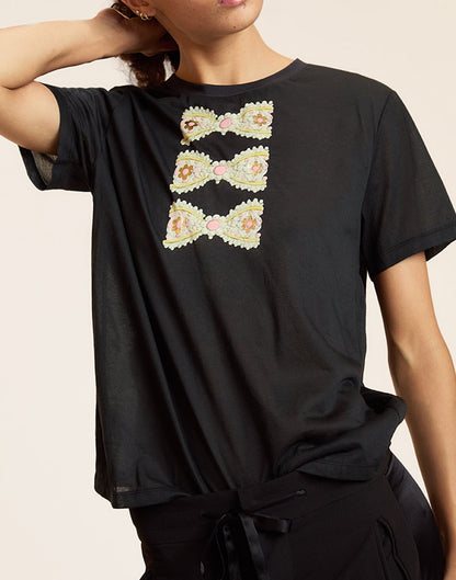 Foil Printed Tee | Cynthia Rowley Clothing|Sale
