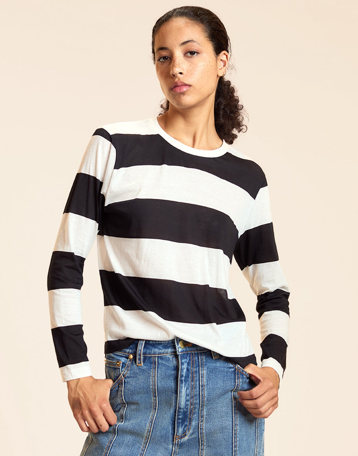 Long Sleeve Everyday Tee | Cynthia Rowley Clothing