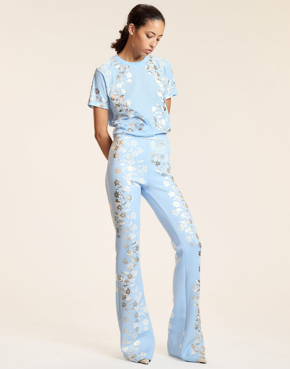Foil Printed Tee | Cynthia Rowley Clothing|Sale
