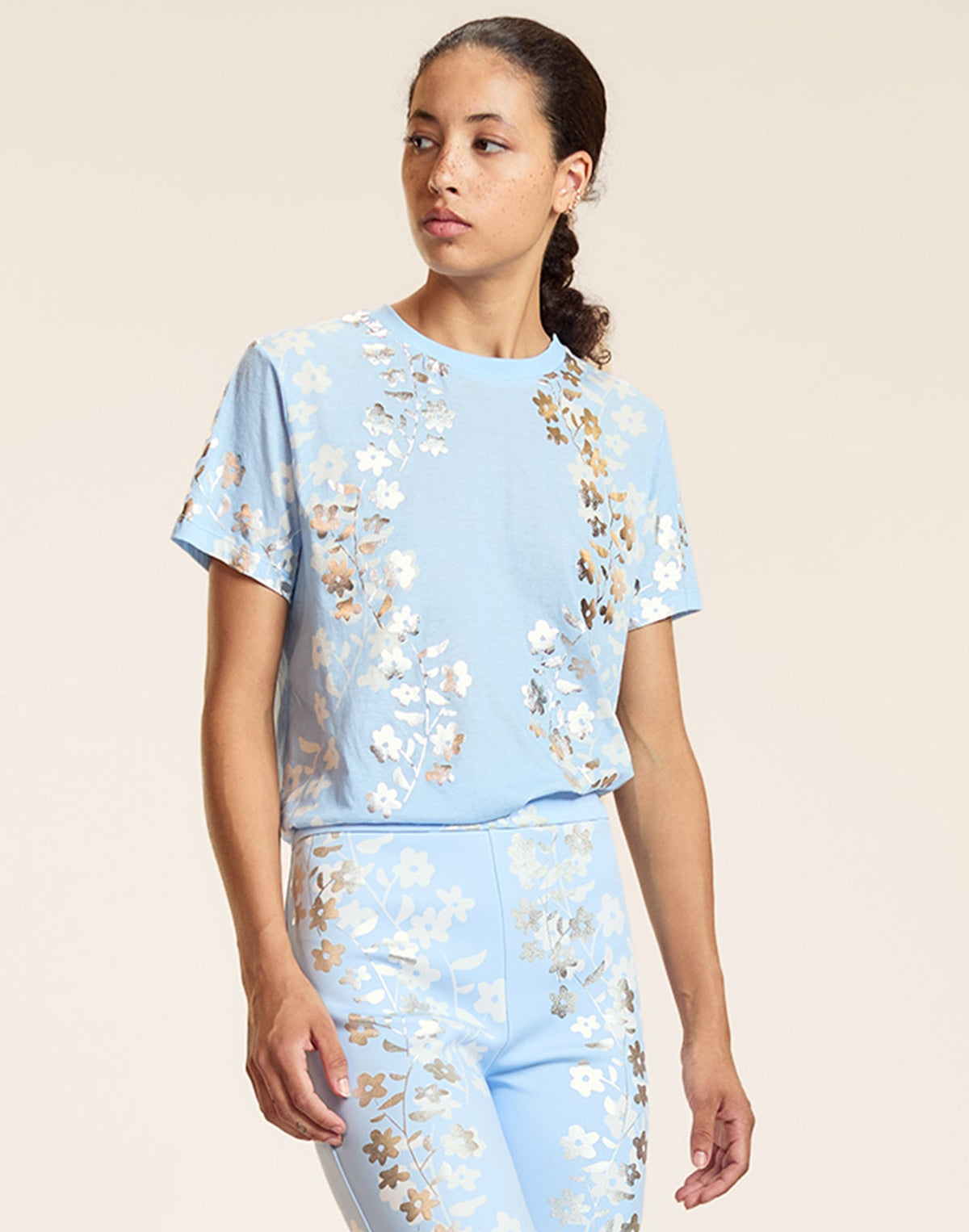 Foil Printed Tee | Cynthia Rowley Clothing|Sale