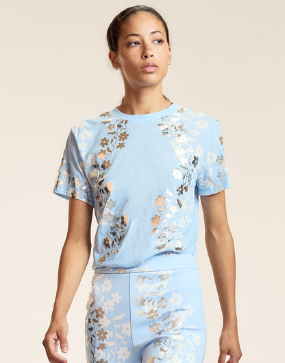 Foil Printed Tee | Cynthia Rowley Clothing|Sale