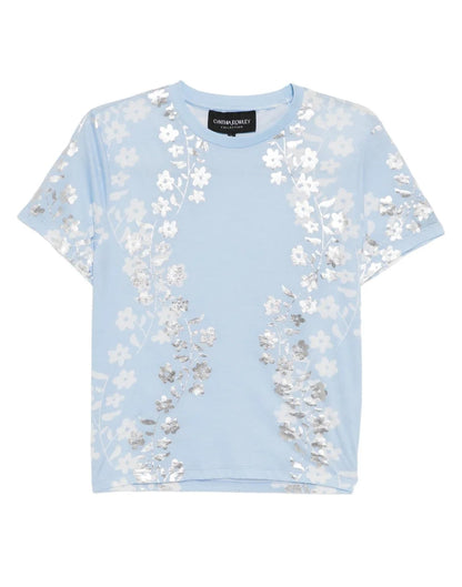 Foil Printed Tee | Cynthia Rowley Clothing|Sale