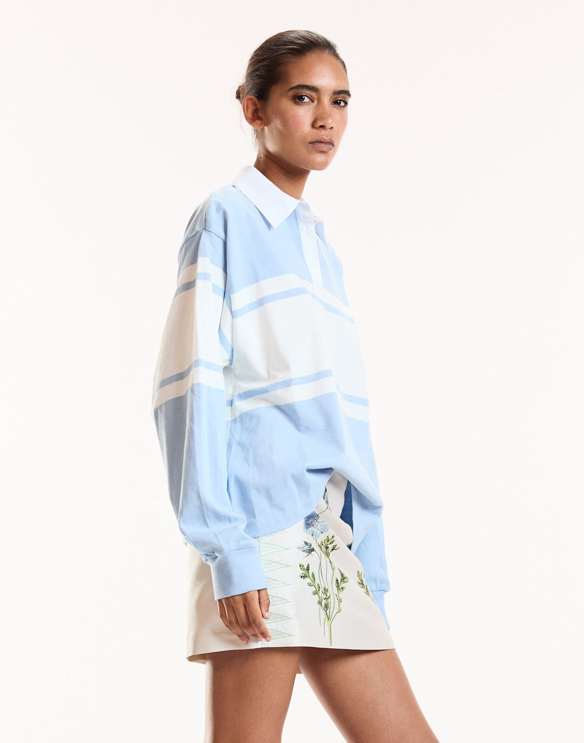 Ardie Striped Rugby Shirt | Cynthia Rowley Clothing