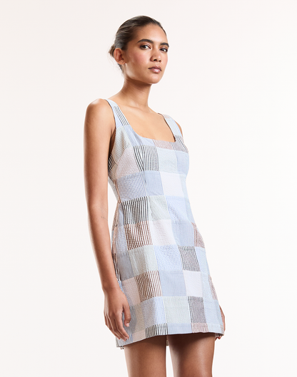 Millie Seersucker Dress | Cynthia Rowley Clothing