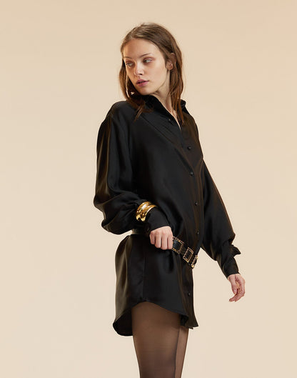 Collectible Silk Shirt Dress | Cynthia Rowley Clothing