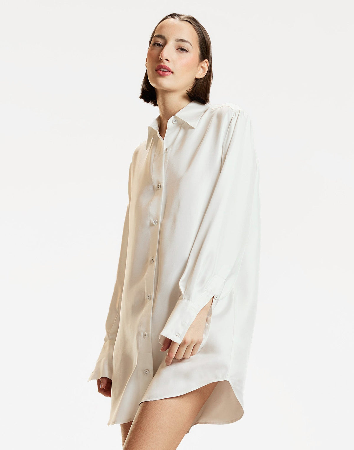 Collectible Silk Shirt Dress | Cynthia Rowley Clothing