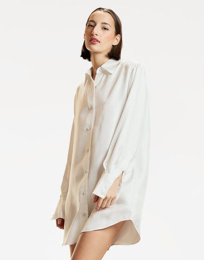 Collectible Silk Shirt Dress | Cynthia Rowley Clothing
