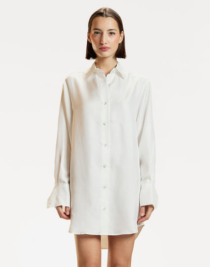 Collectible Silk Shirt Dress | Cynthia Rowley Clothing