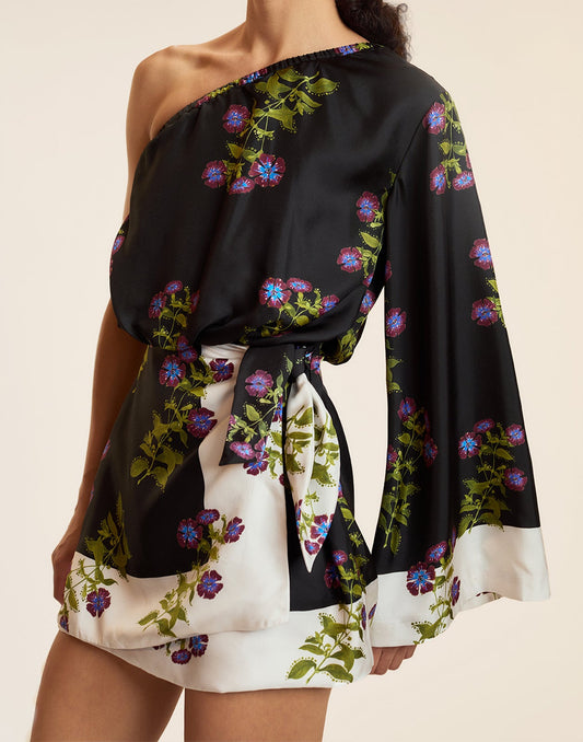 Bon Voyage Silk Dress | Cynthia Rowley Clothing