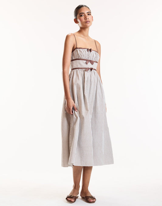Clara Seersucker Dress | Cynthia Rowley Clothing
