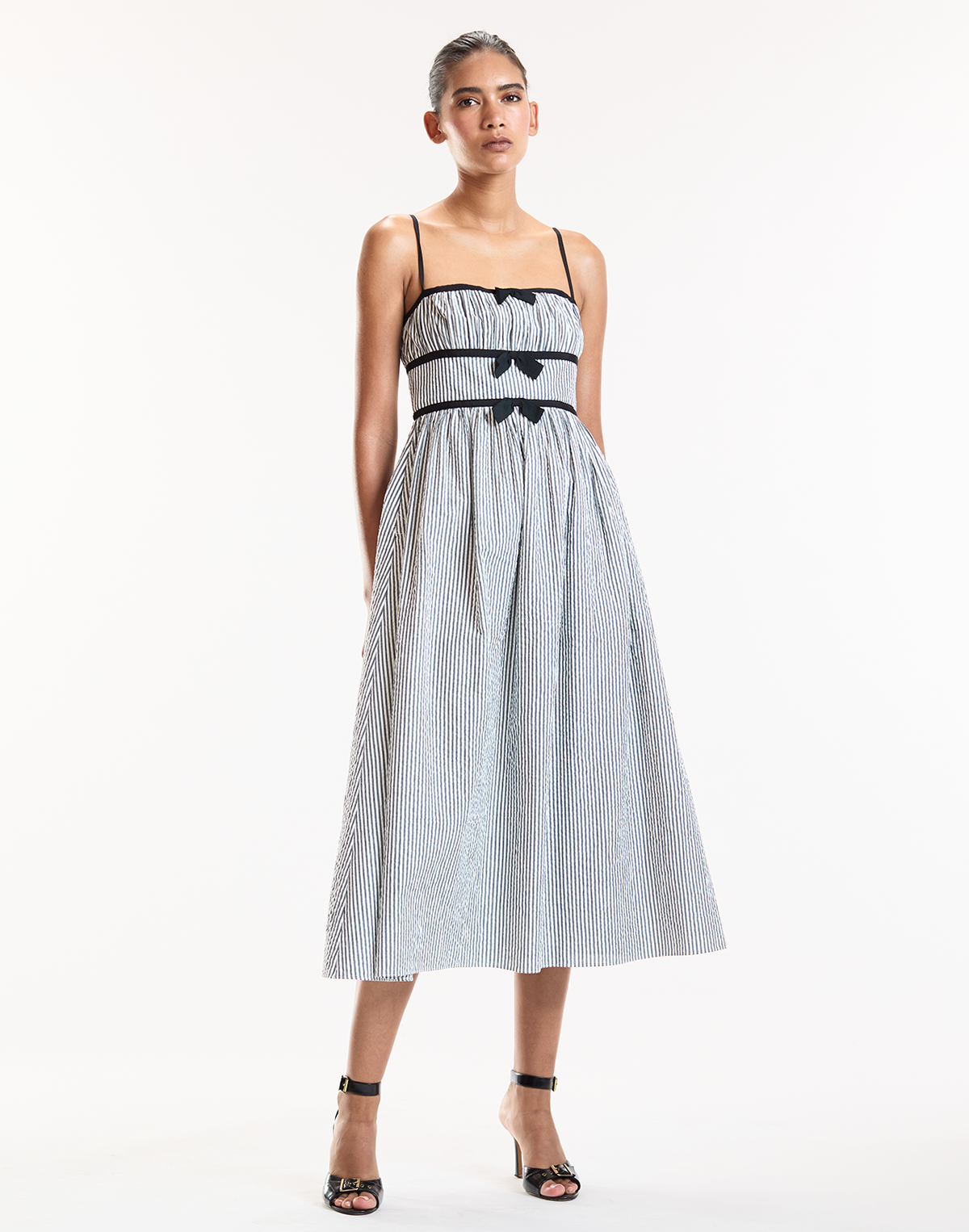 Clara Seersucker Dress | Cynthia Rowley Clothing