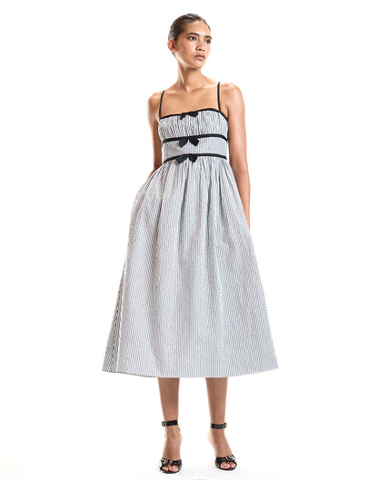 Clara Seersucker Dress | Cynthia Rowley Clothing