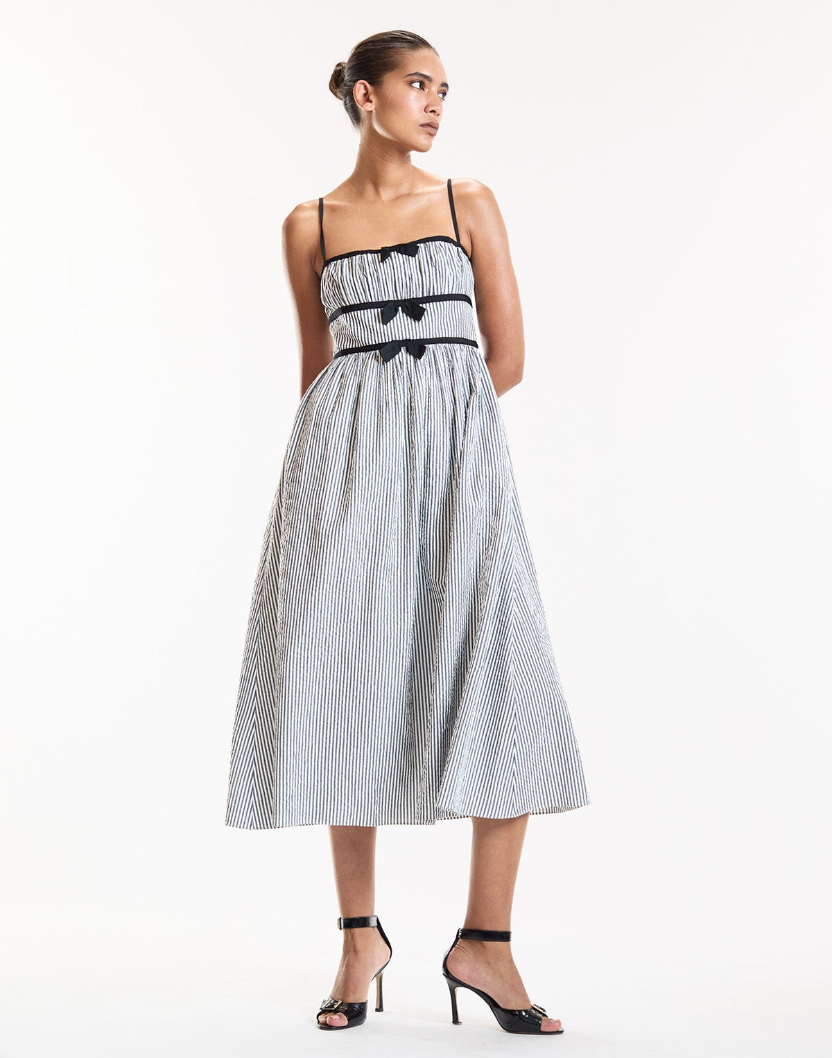 Clara Seersucker Dress | Cynthia Rowley Clothing