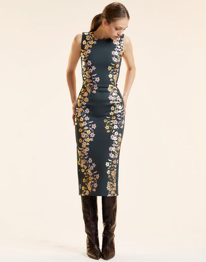 Sleeveless Bonded Dress | Cynthia Rowley Clothing