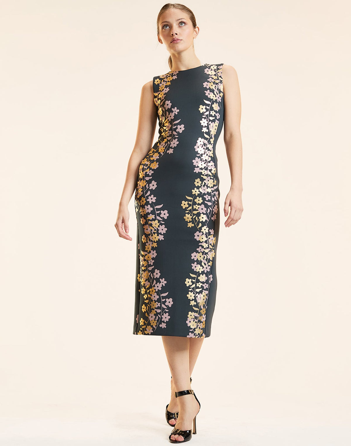 Sleeveless Bonded Dress | Cynthia Rowley Clothing