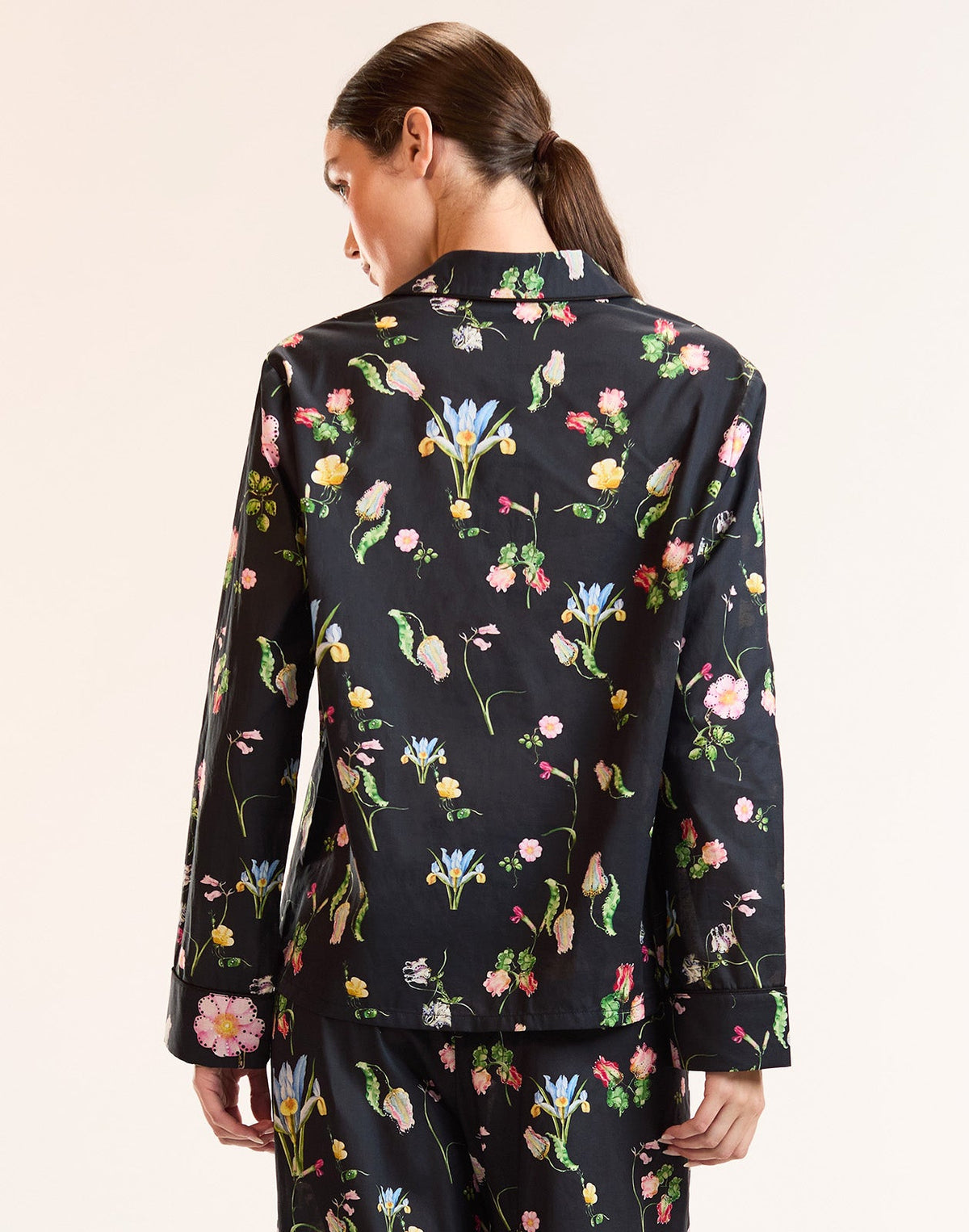 Botanical Noir PJ Top | Cynthia Rowley Clothing