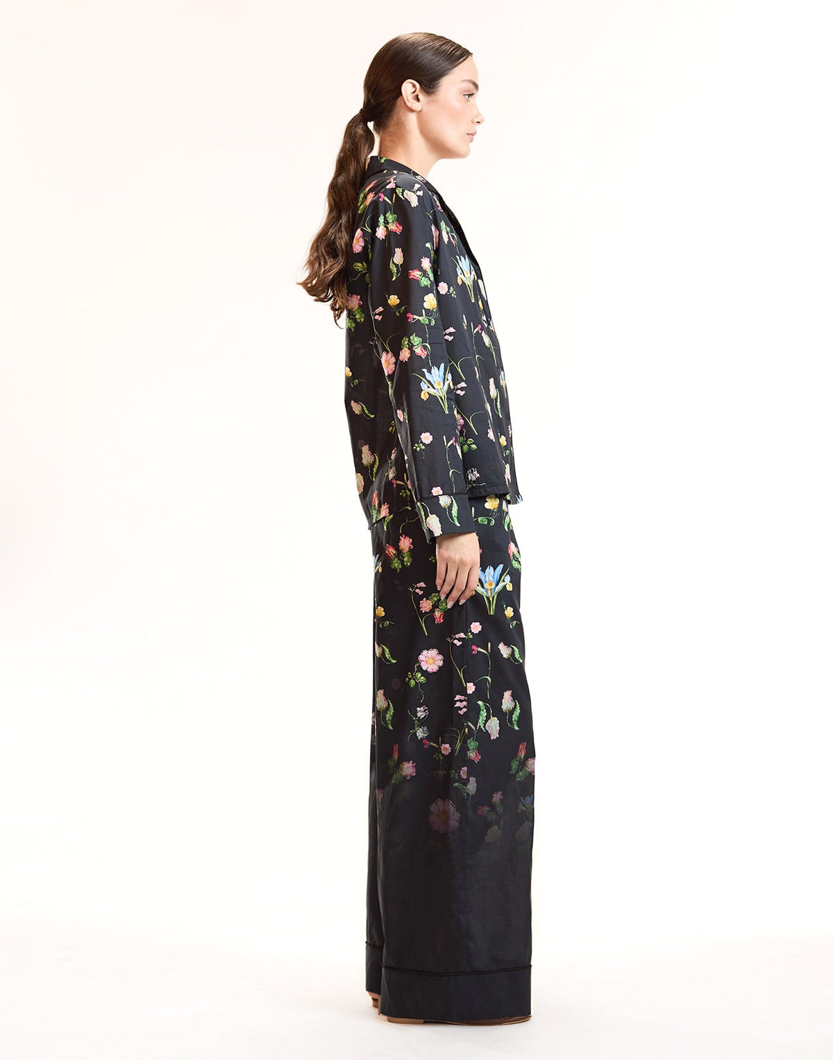 Botanical Noir PJ Top | Cynthia Rowley Clothing