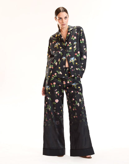 Botanical Noir PJ Top | Cynthia Rowley Clothing