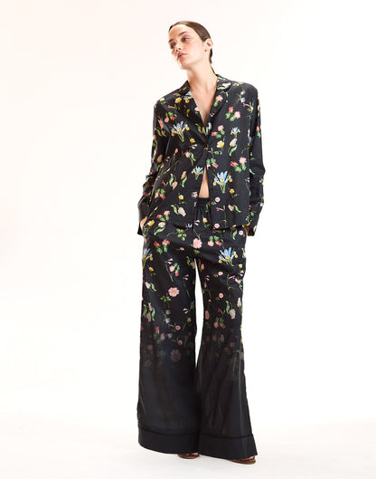 Botanical Noir PJ Top | Cynthia Rowley Clothing