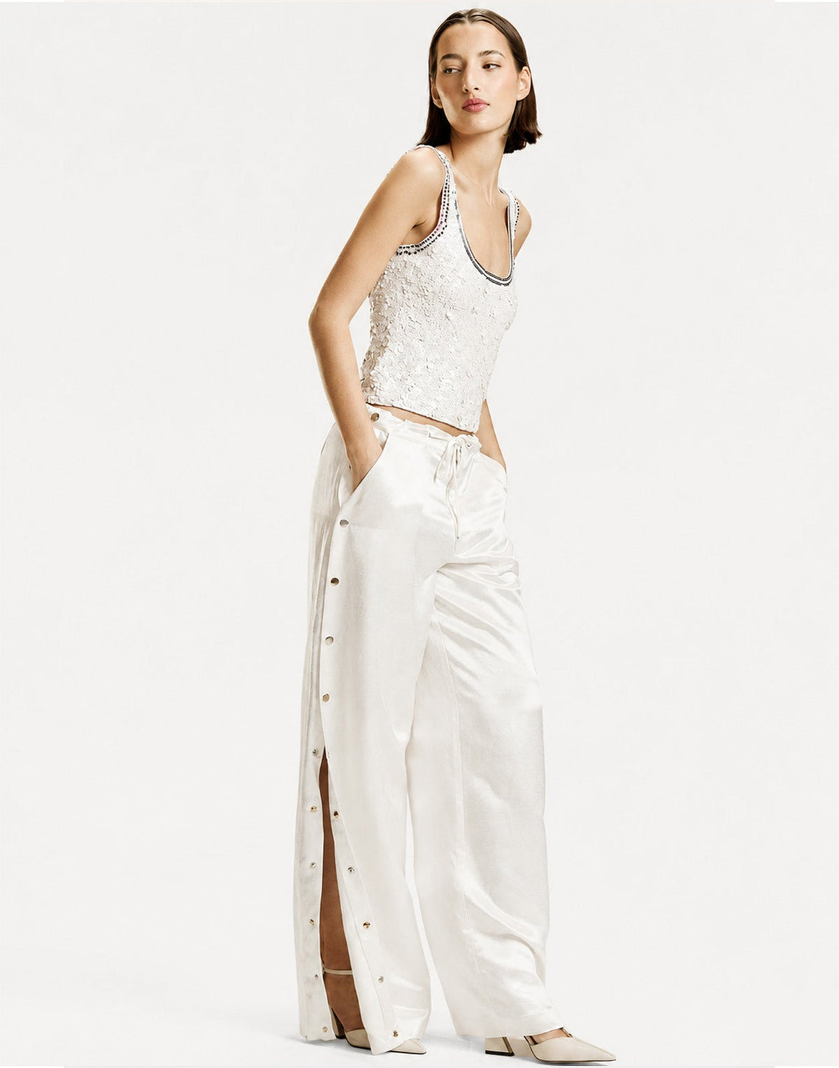 Match Point Sequin Tank | Cynthia Rowley Clothing