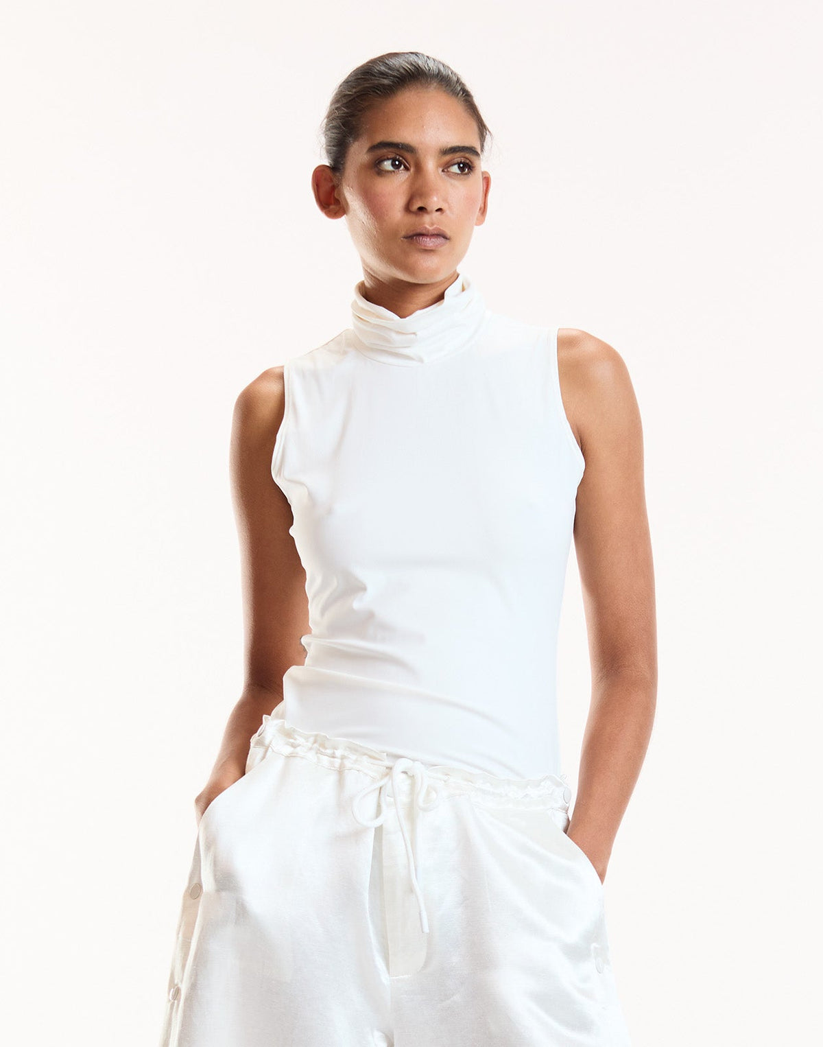 Sutton Sleeveless Turtleneck | Cynthia Rowley Clothing