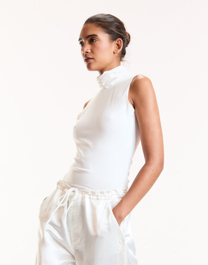 Sutton Sleeveless Turtleneck | Cynthia Rowley Clothing