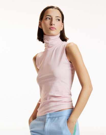 Sutton Sleeveless Turtleneck | Cynthia Rowley Clothing