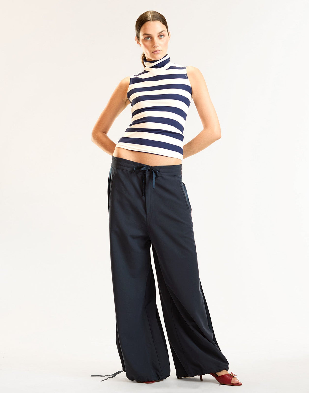 Sutton Sleeveless Turtleneck | Cynthia Rowley Clothing