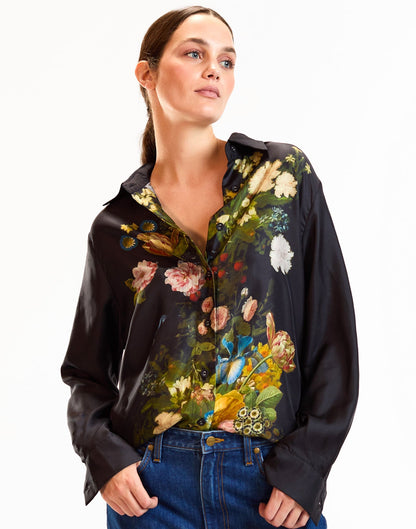 Floral Collectible Silk Shirt | Cynthia Rowley Clothing