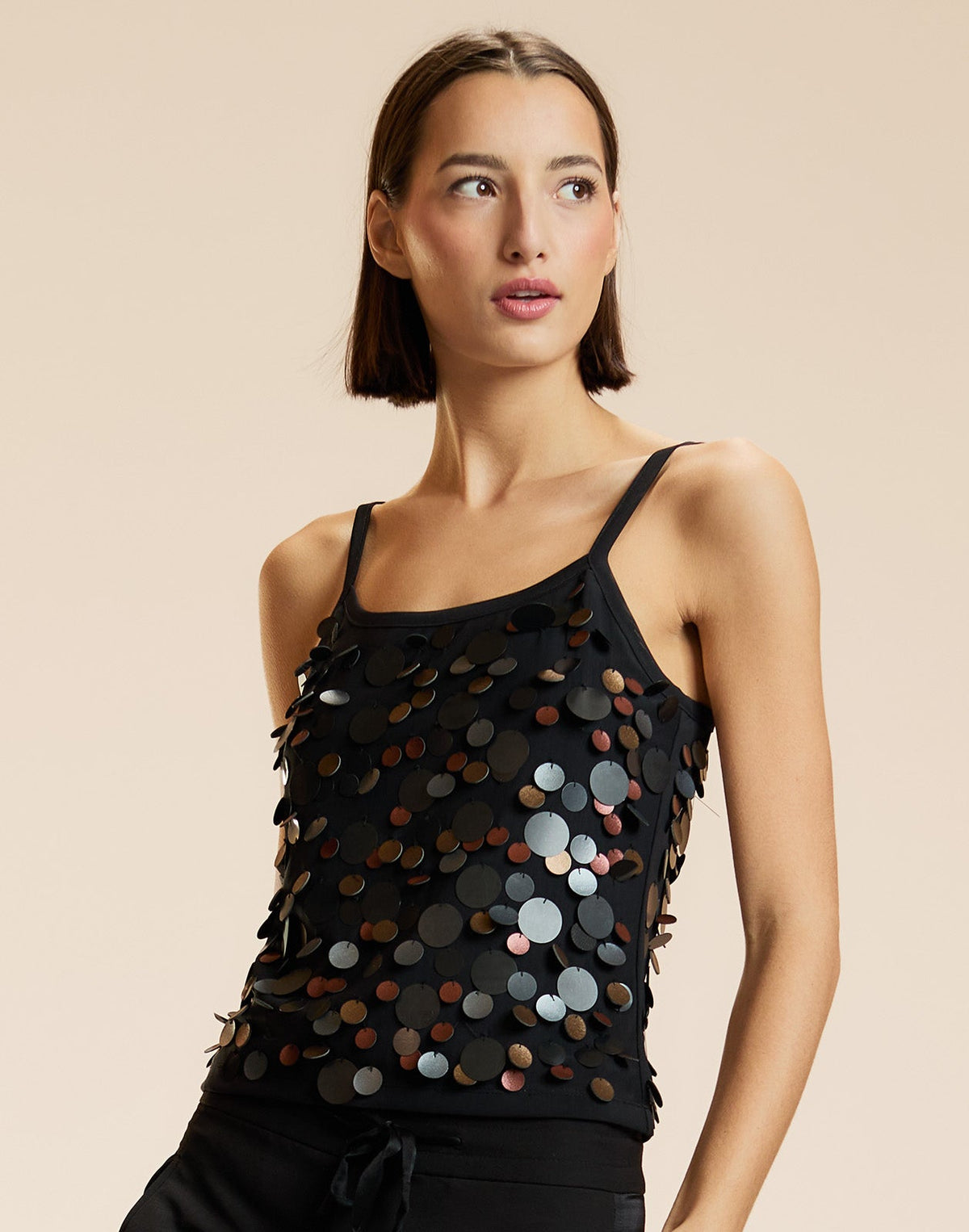 Paola Paillette Cami | Cynthia Rowley Clothing|Sale
