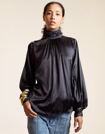 Monroe Silk Blouse | Cynthia Rowley Clothing