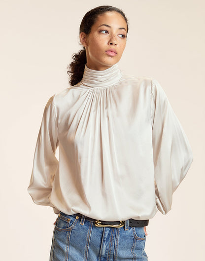 Monroe Silk Blouse | Cynthia Rowley Clothing