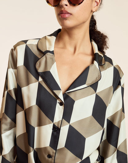 Art Deco PJ Top | Cynthia Rowley Clothing|Sale