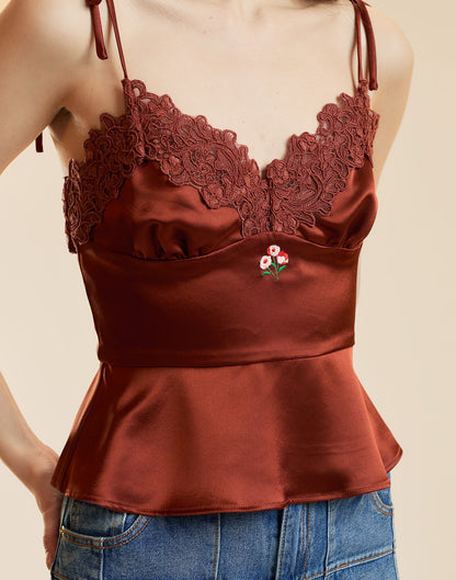 Garbo Lace Slip Top | Cynthia Rowley Clothing