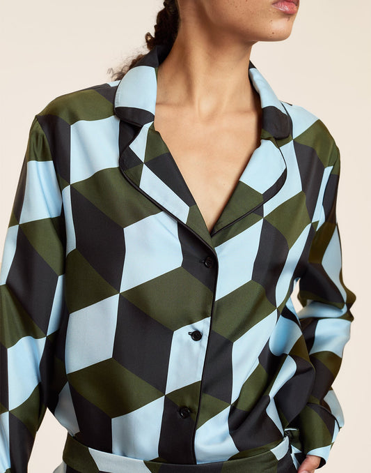 Art Deco PJ Top | Cynthia Rowley Clothing|Sale